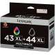 Lexmark 43XL/44XL Pack de 2 au prix le plus bas sur promos-boutique.com