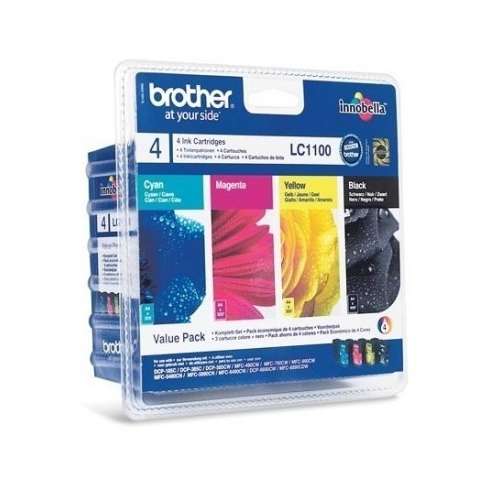 Brother LC1100 Noir, jaune, cyan, magenta au prix le plus bas sur promos-boutique.com